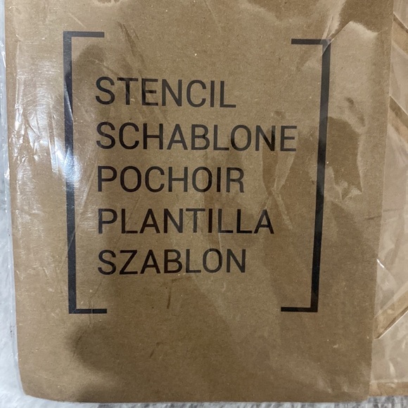 95. Reusable plastic stencil NWT - Picture 3 of 4